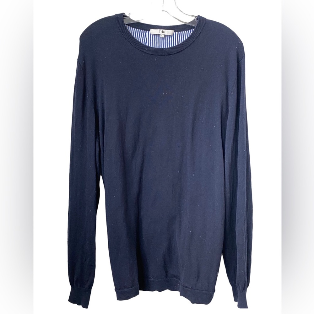 Tibi Merino Wool Pullover • Large